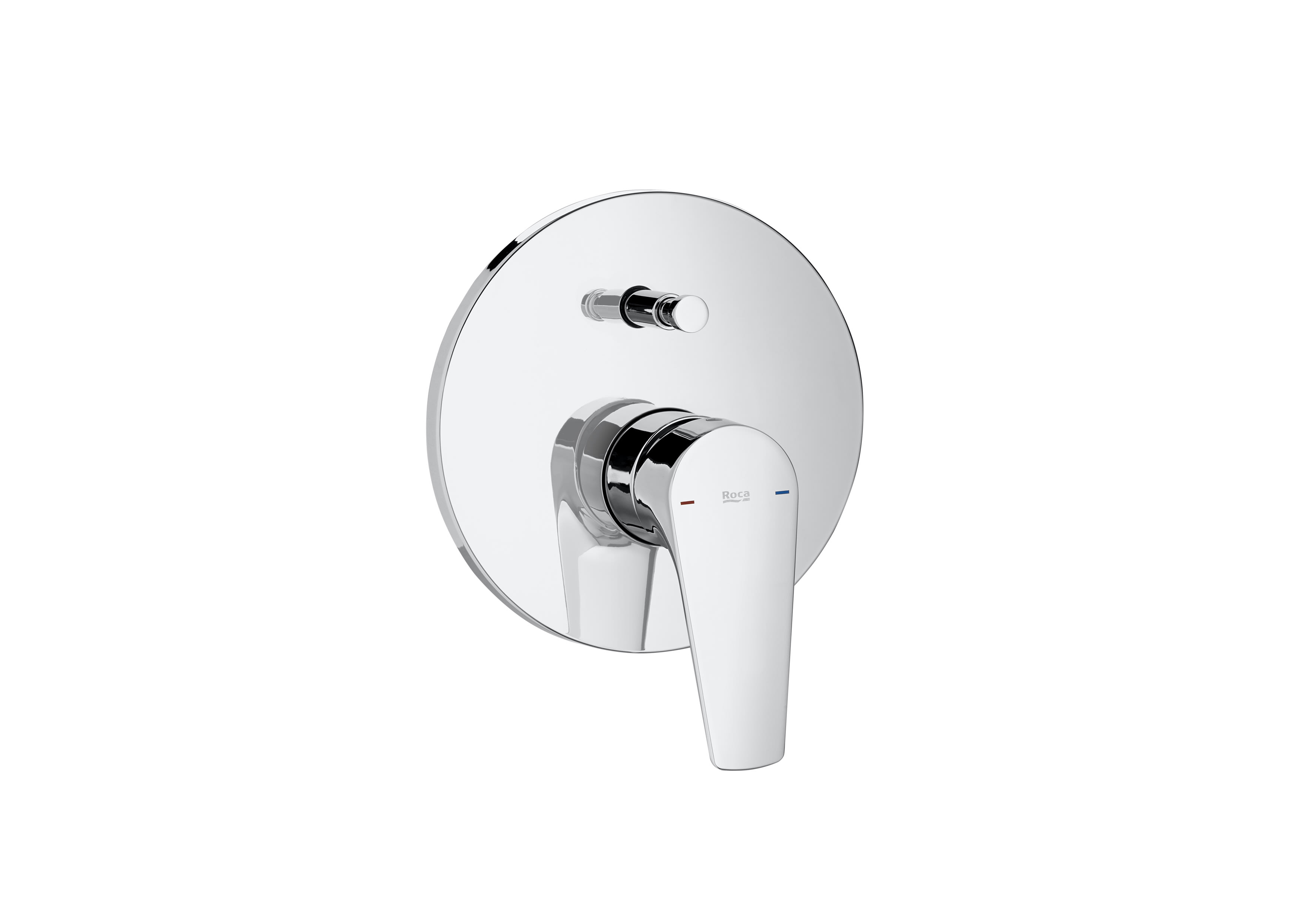 Roca Unitate comanda roca atlas, 2 consumatori, include valva, crom, a5a0690c00
