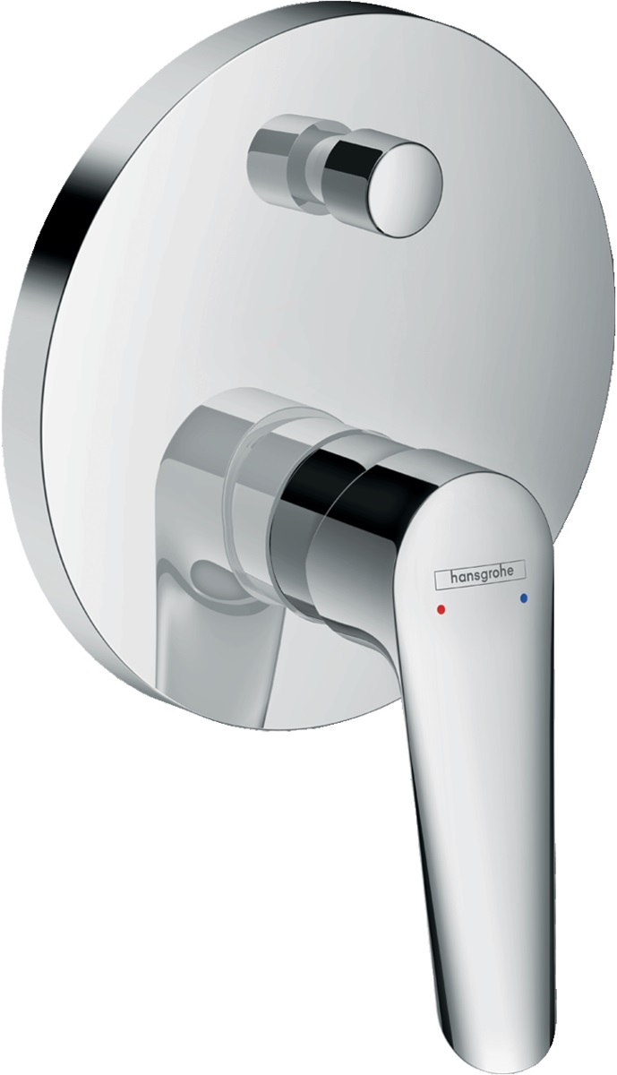 Hansgrohe Unitate control dus hansgrohe logis e 71404000, aparenta, monocomanda, diverter, 2 iesiri, necesita set fixare, crom