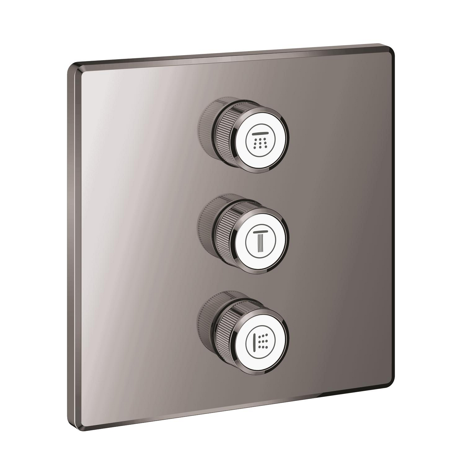 Grohe Unitate control grohe smartcontrol, 3 iesiri, necesita valva, lucios, grafit, 29127a00