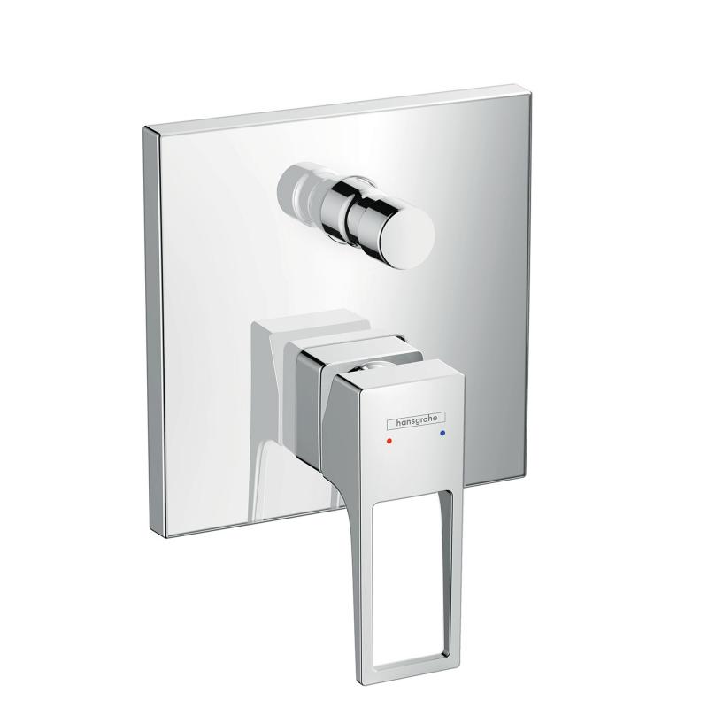 Hansgrohe Unitate control hansgrohe metropol 74545000, 1/2'', aparenta, 2 iesiri, diverter, necesita valva incastrata, crom
