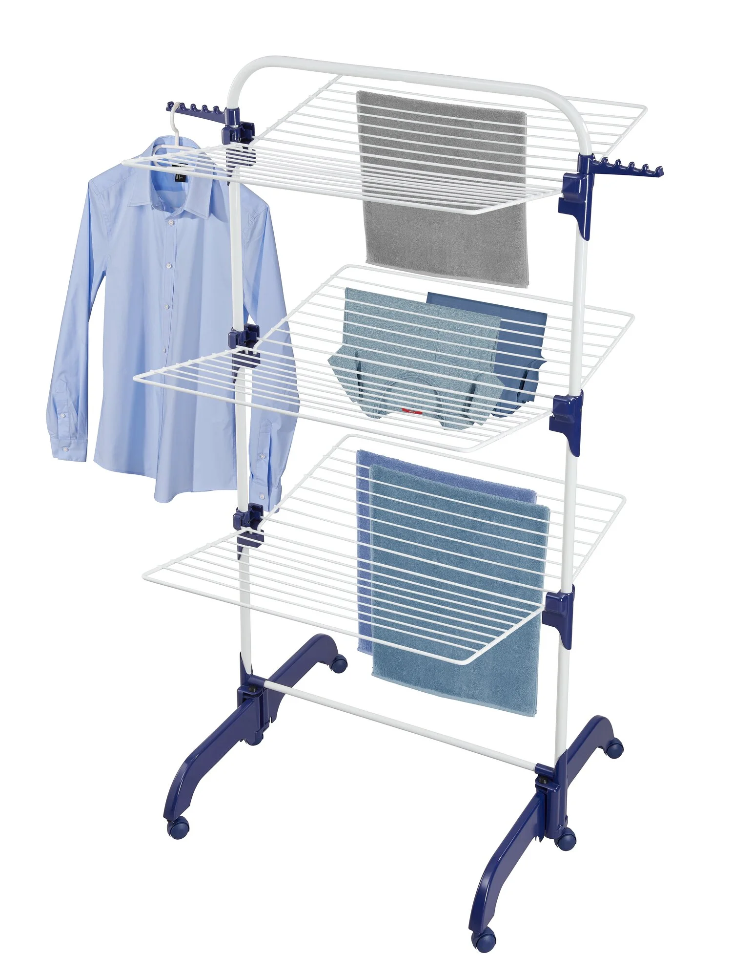 Leifheit Uscator de rufe leifheit comfort tower 420, 145 x 76 x 70 cm, metalic, 81529