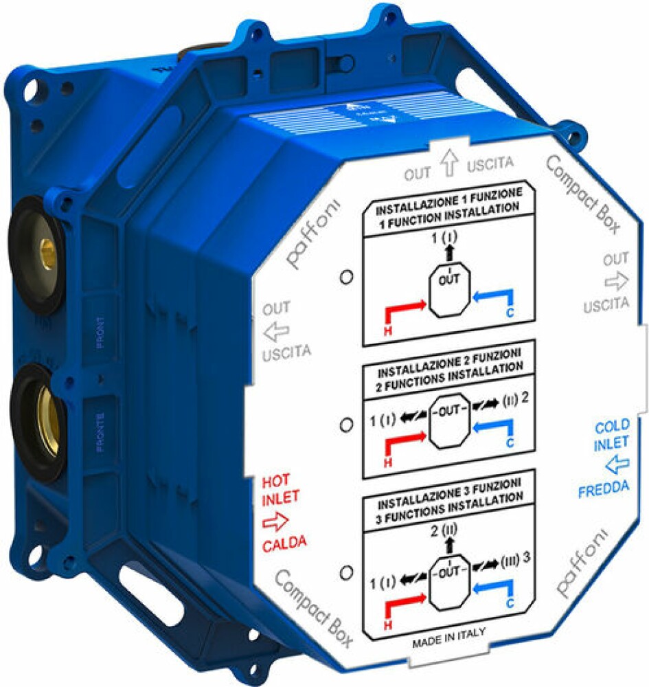 Paffoni Valva incastrata paffoni, sistem de dus, cpbox001