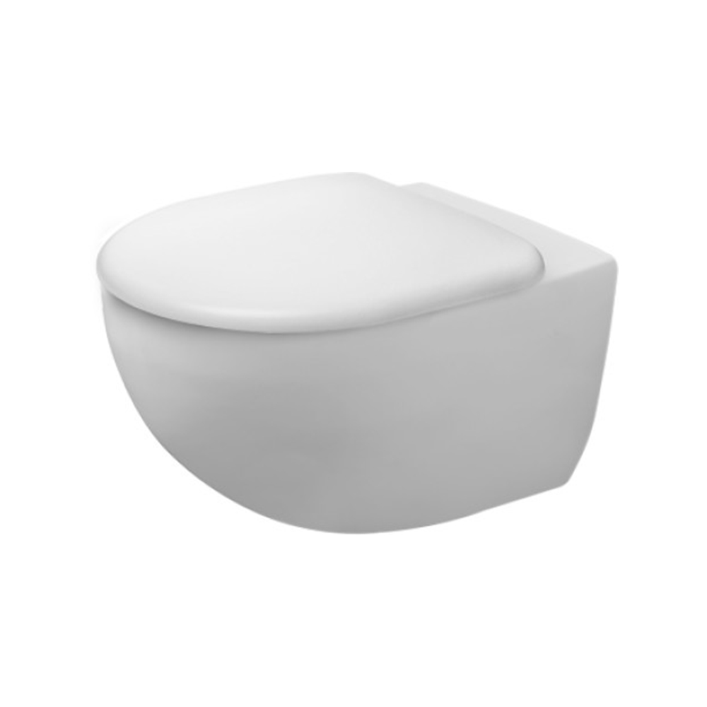 Duravit  Vas wc duravit architect, suspendat, rimless, capac softclose, alb, 45720900a1