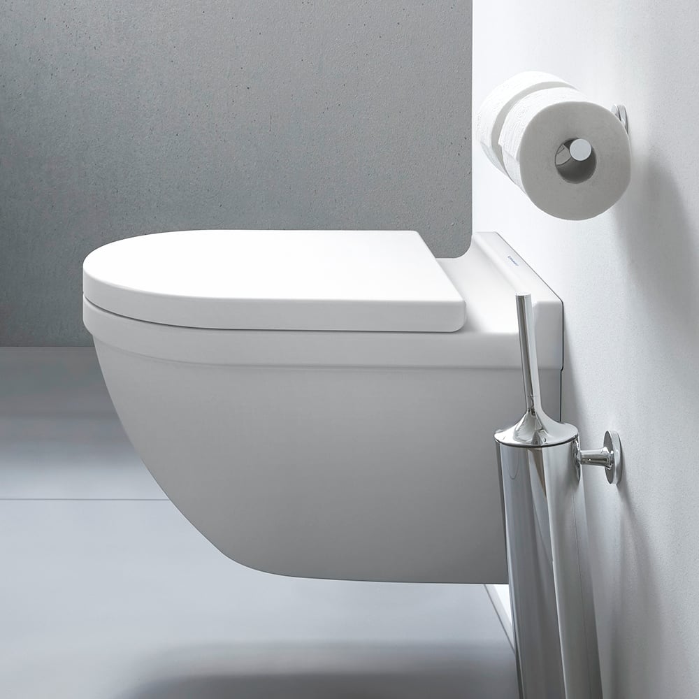 Vas WC Duravit 2225090000, Starck 3, montaj suspendat, tip clatire jet de apa, tip evacuare orizontala, alb [3]