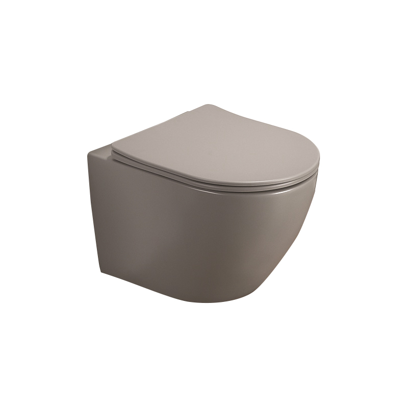 Fluminia Vas wc fluminia alfonzo, suspendat, rimless, capac softclose, gri, b2330bd-2mg