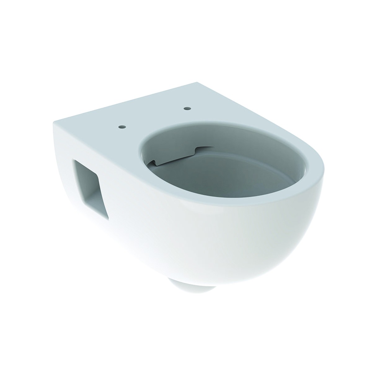 Geberit  Vas wc geberit selnova 501.545.01.1, suspendat, evacuare orizontala, pentru rezervor incastrat, rimfree, alb