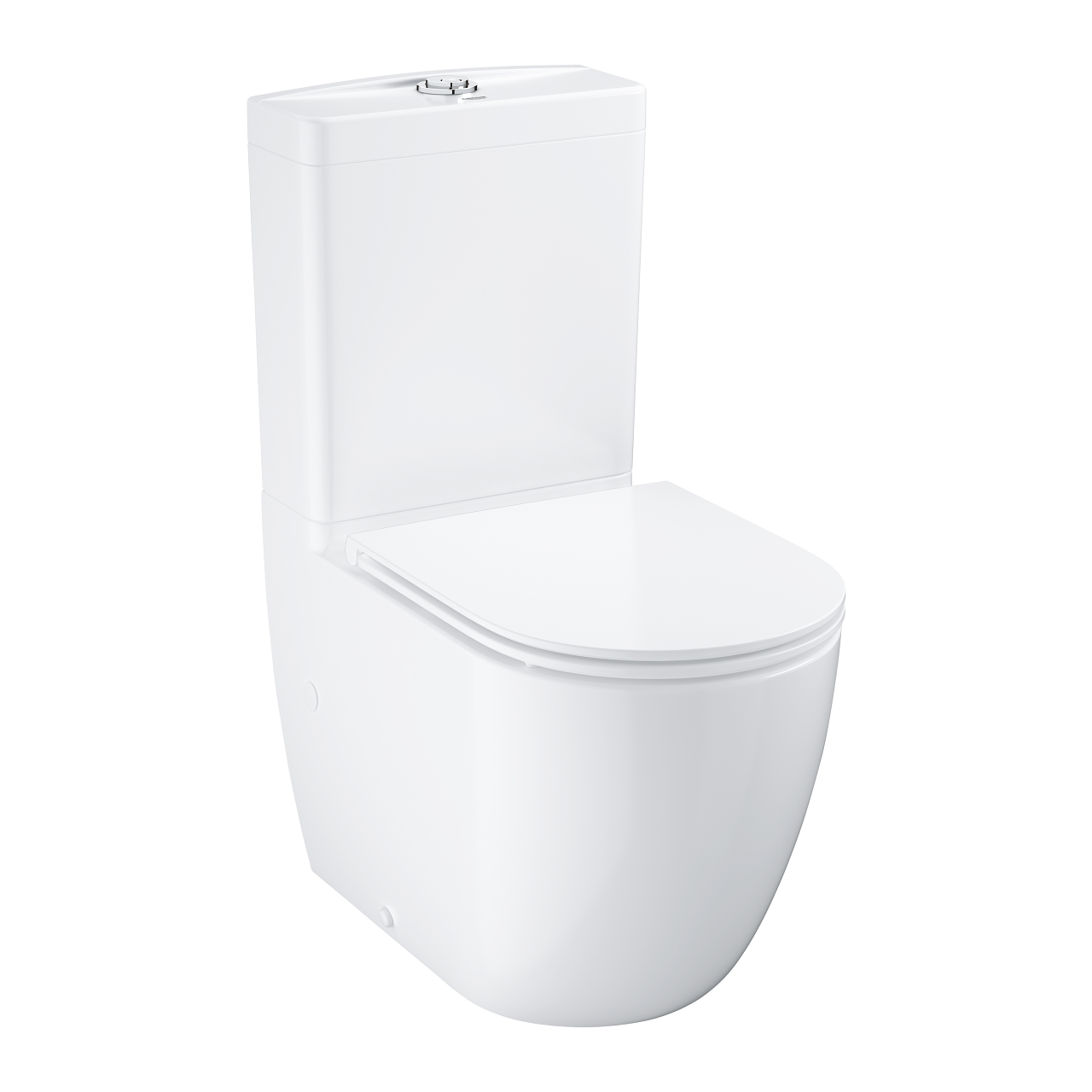 Vas WC Grohe 39910000, Bau Ceramic, montaj pe podea, tip clatire jet de apa, tip evacuare verticala, orizontala, alb [9]