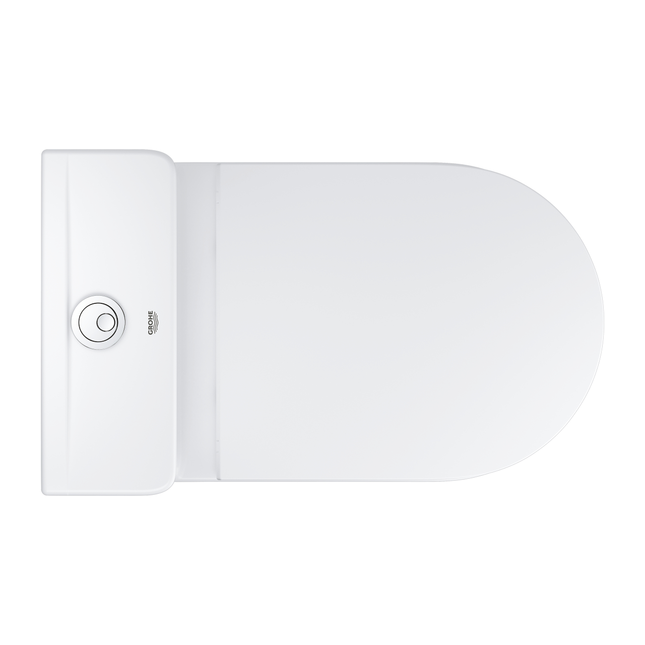 Vas WC Grohe 39910000, Bau Ceramic, montaj pe podea, tip clatire jet de apa, tip evacuare verticala, orizontala, alb [8]