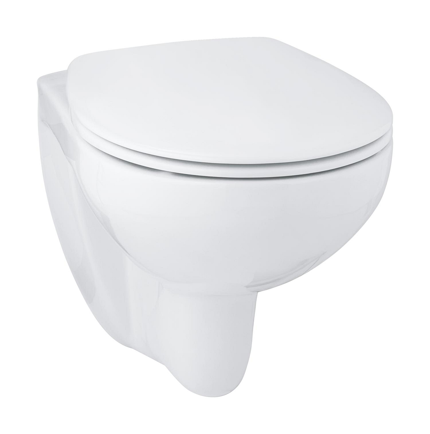 Grohe Vas wc grohe bau ceramic, suspendat, rimless, capac, alb, 39427000-1st