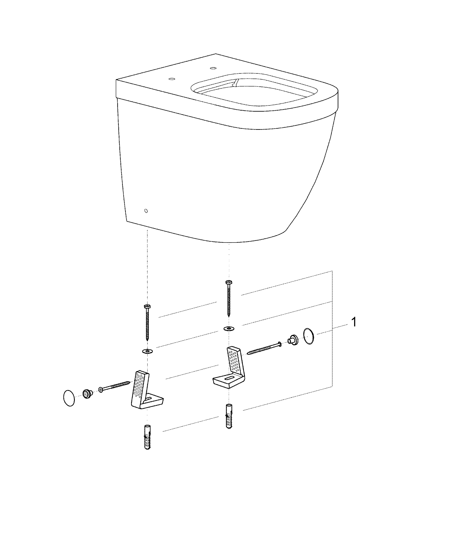 Vas WC Grohe Euro Ceramic 39339000, montare pe podea, eva…