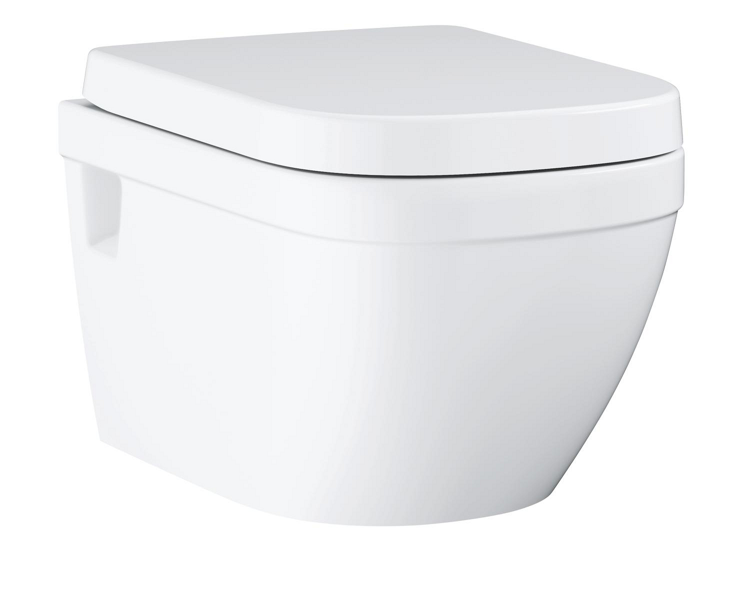 Grohe Vas wc grohe euro ceramic, suspendat, rimless, capac, alb, 39538000-2st