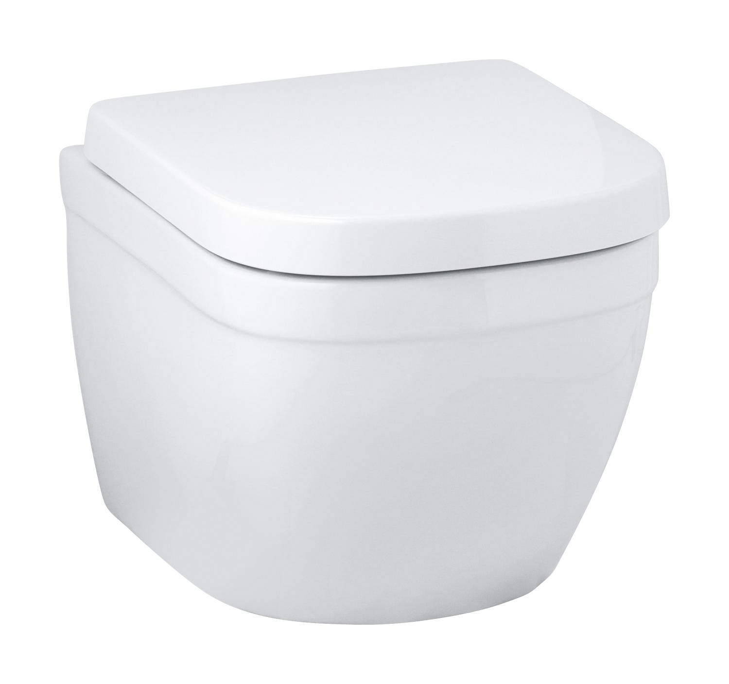 Grohe Vas wc grohe euroceramic, suspendat, rimless, triple vortex, capac, alb, 39206000-2st
