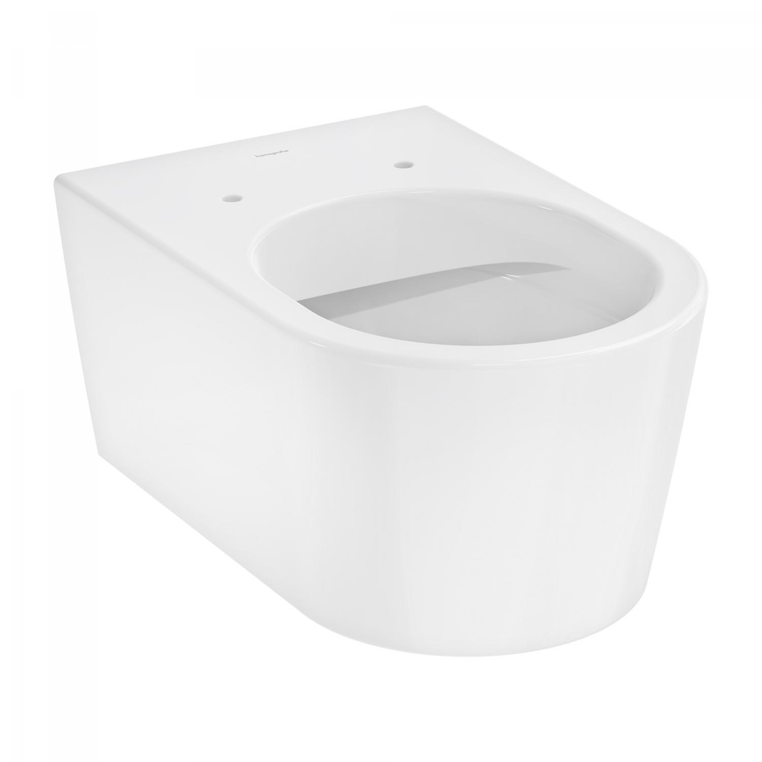 Hansgrohe Vas wc hansgrohe elupura s, suspendat, rimless, aquafall, fara capac, alb, 60193450
