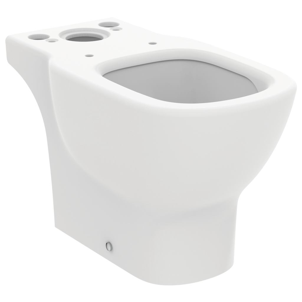 Ideal Standard Vas wc ideal standard tesi io t0087v1, montare pe podea, evacuare orizontala, pentru rezervor aparent, aquablade,