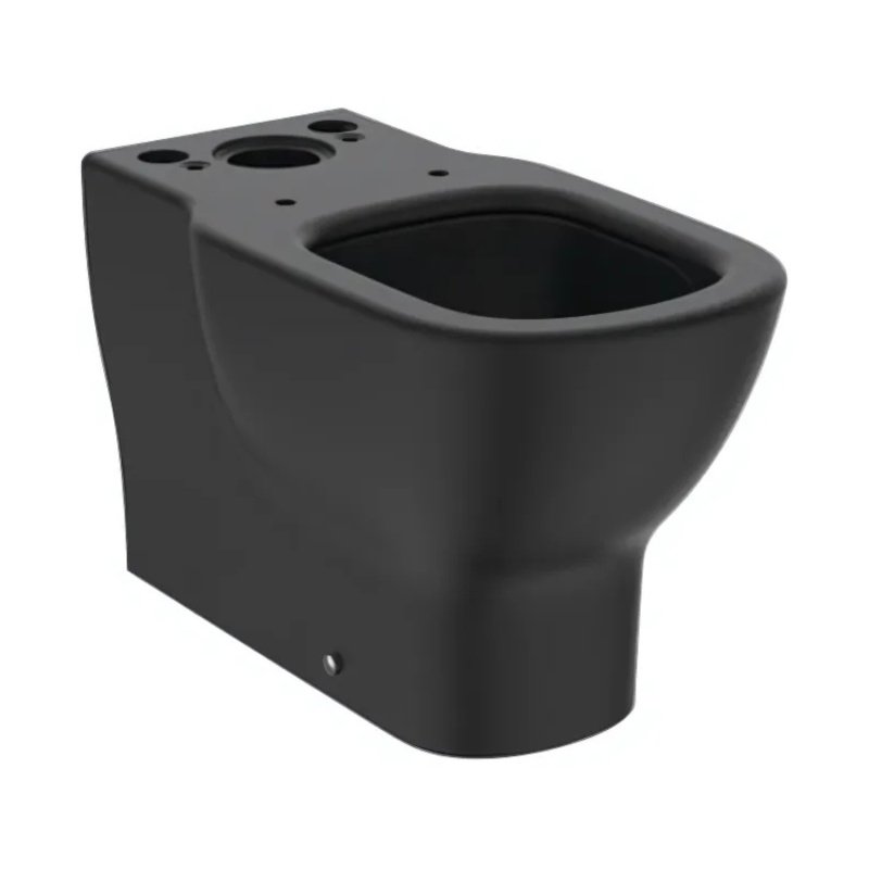 Ideal Standard Vas wc ideal standard tesi, pe podea, rimless, fara capac/rezervor, mat, negru, t5560v3