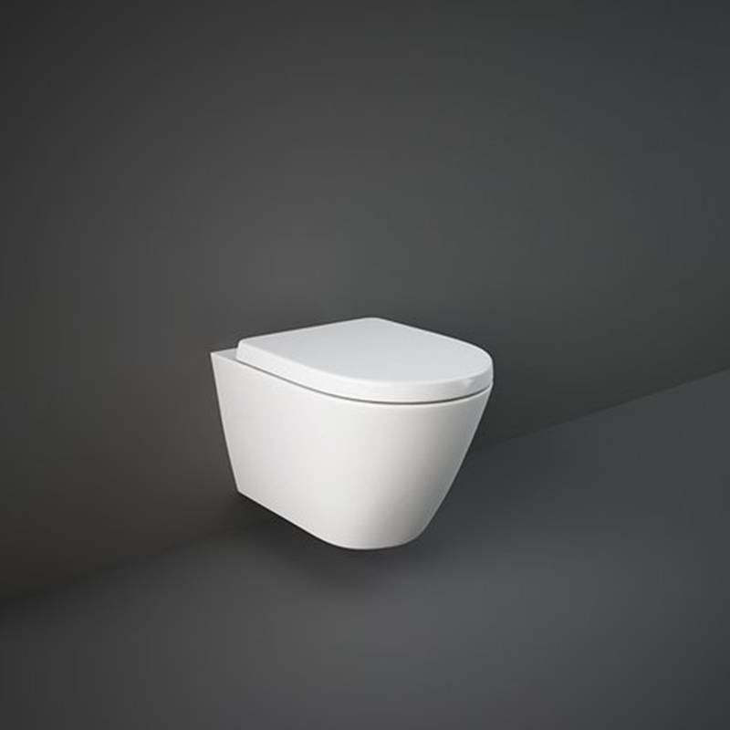 Rak Ceramics  Vas wc rak ceramics resoft, suspendat, rimless, fara capac, alb, rst23awha