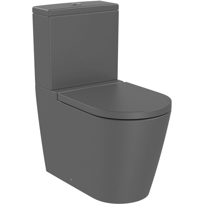 Roca Vas wc roca inspira, pe podea, rimless, fara capac/rezervor, negru onyx, a342526640