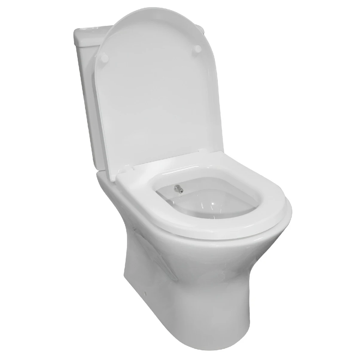 Vas WC Roca A34264T000, Nexo, montaj pe podea, tip clatire jet de apa, tip evacuare verticala, orizontala, alb [1]