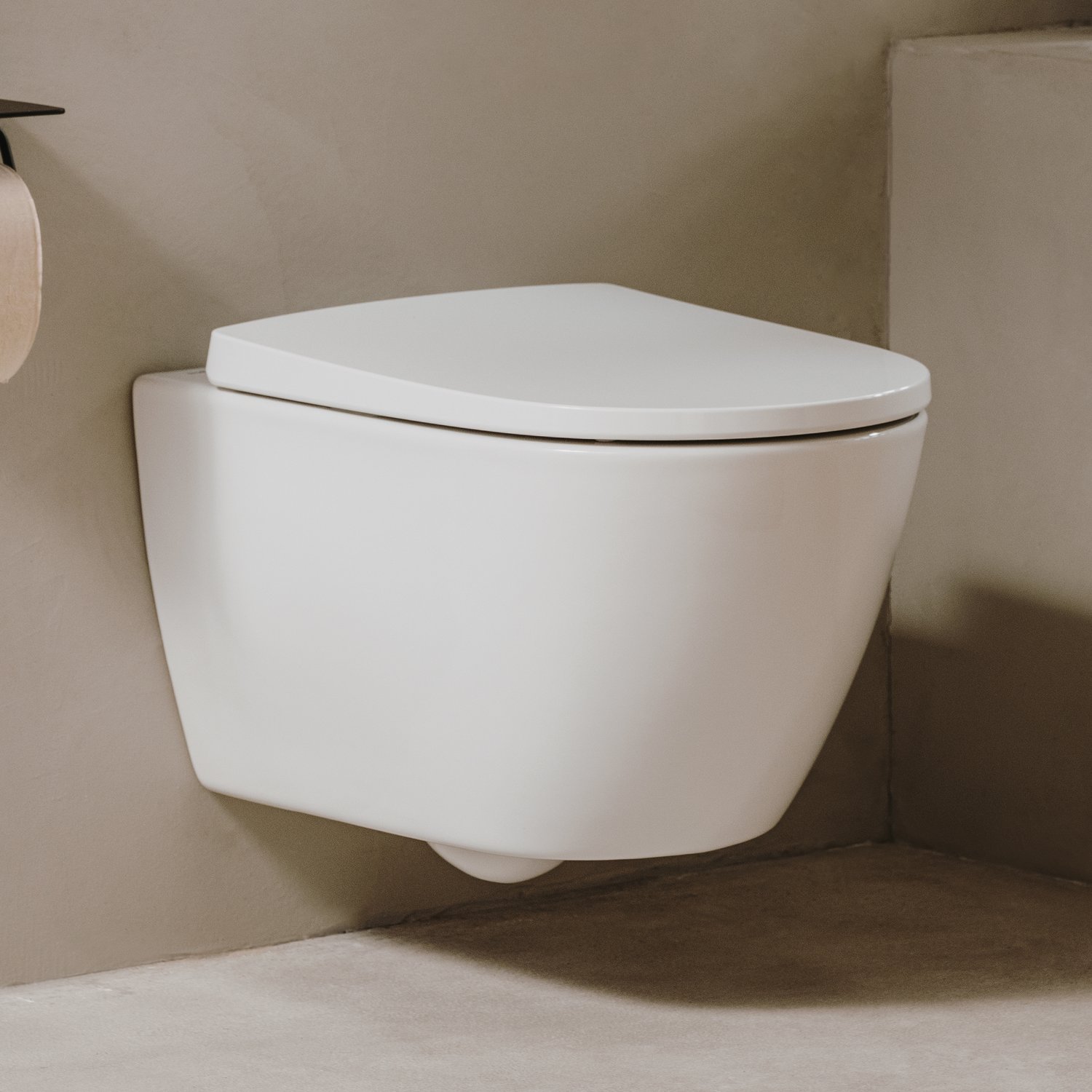 Vas WC Roca A346687000, 360 mm, 530 mm, 290 mm, 1 functii speciale, suprafata antiaderent, suspendat, Alb
