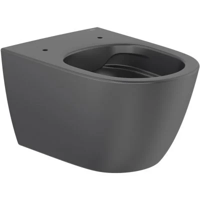 Vas WC Roca A346687080, 360 mm, 530 mm, 290 mm, 1 functii speciale, suprafata antiaderent, suspendat, Negru