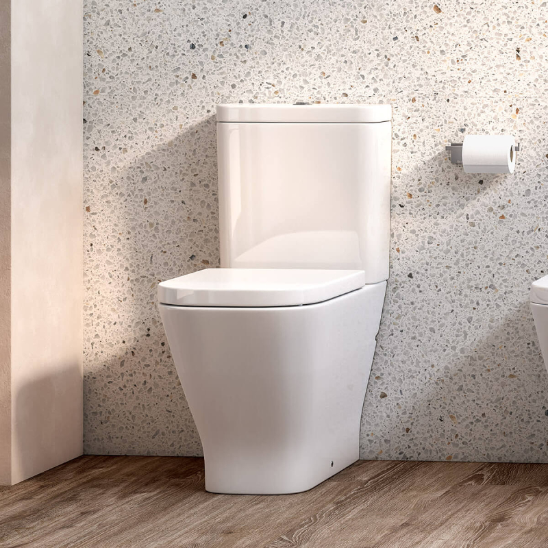 Roca Vas wc roca the gap, pe podea, rimless, fara capac/rezervor, alb, a34273700h