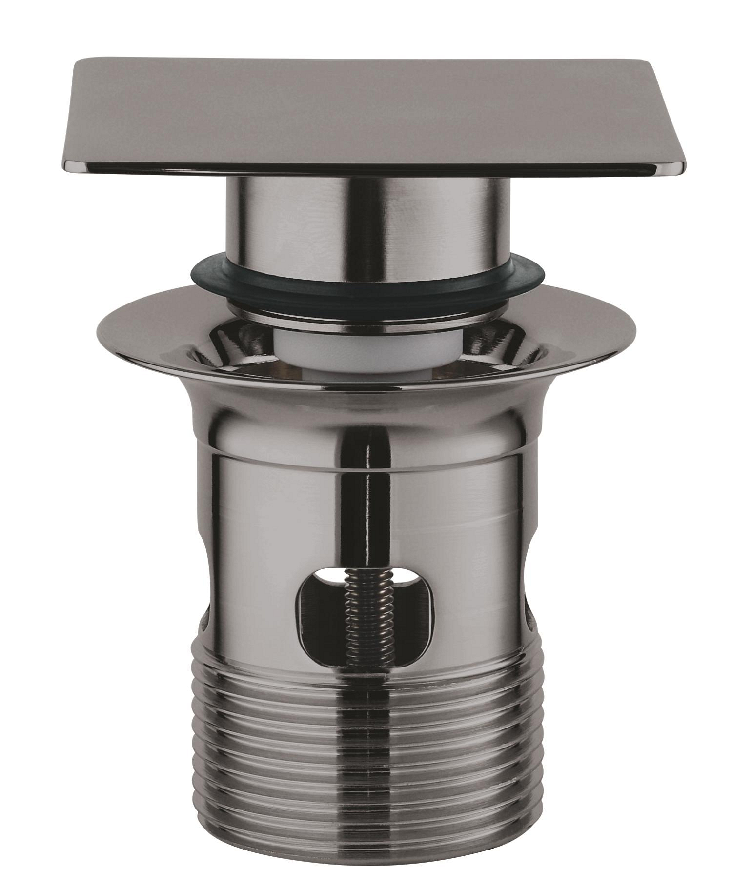 Grohe Ventil lavoar grohe cube, universal, push to open, lucios, grafit, 40565a00