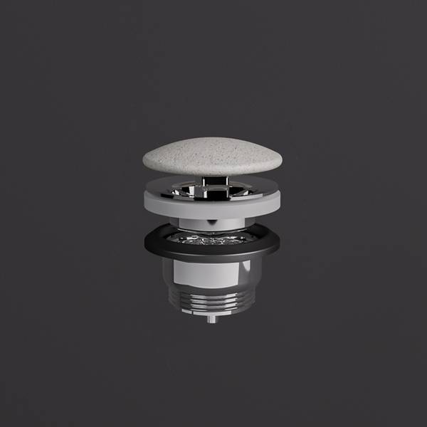 Rak Ceramics  Ventil lavoar rak ceramics, universal, g 1 1/4'', push to open, mat, gri piatra, duo002626a