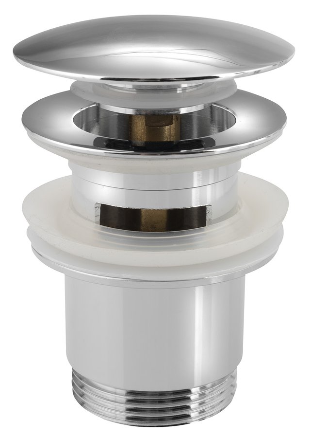 Sapho Ventil lavoar sapho g 1 1/4'', push to open, 67 mm, crom, cv1007