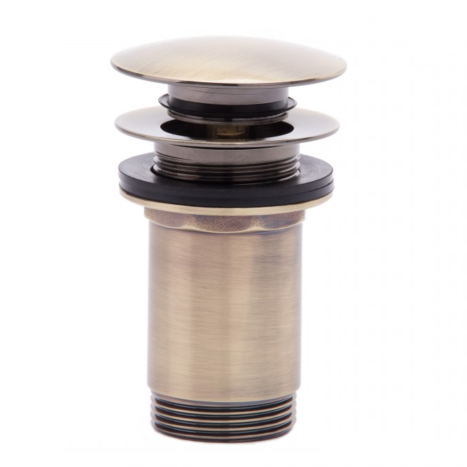 FDesign Ventil push to open fdesign kleome fd7-305-66, universal, 1 1/4'', reglabil, retro, mat, bronz