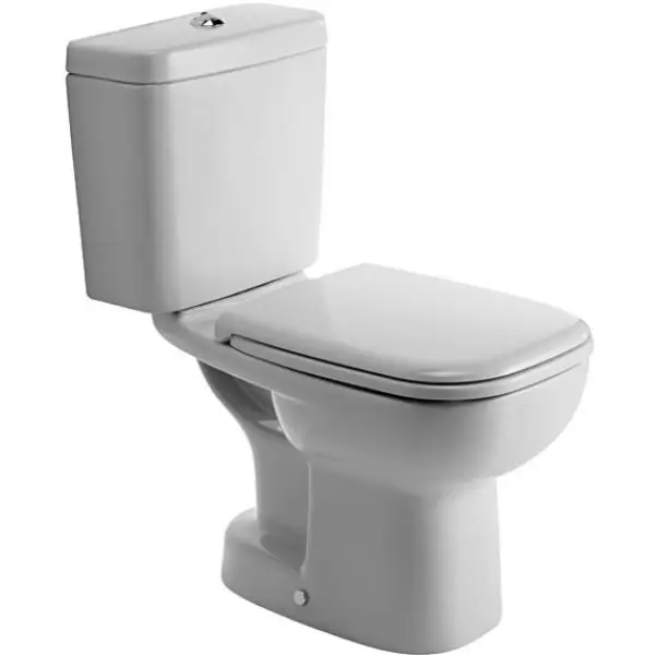 Duravit  Wc duravit d-code, pe podea, scurgere verticala, fara capac/rezervor, alb, 21110100002