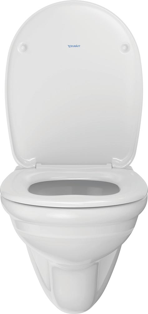 Vas WC Duravit 0184090000, D-Code, montaj suspendat, tip clatire jet de apa, tip evacuare orizontala, alb [3]