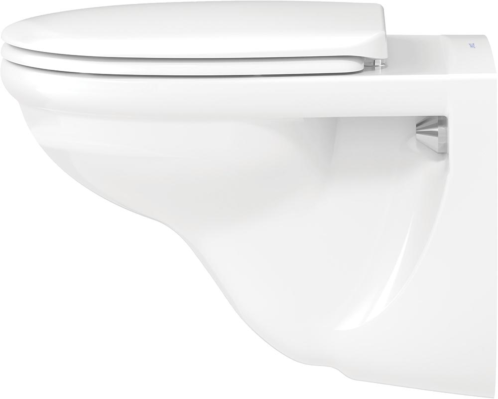 Vas WC Duravit 0184090000, D-Code, montaj suspendat, tip clatire jet de apa, tip evacuare orizontala, alb [5]