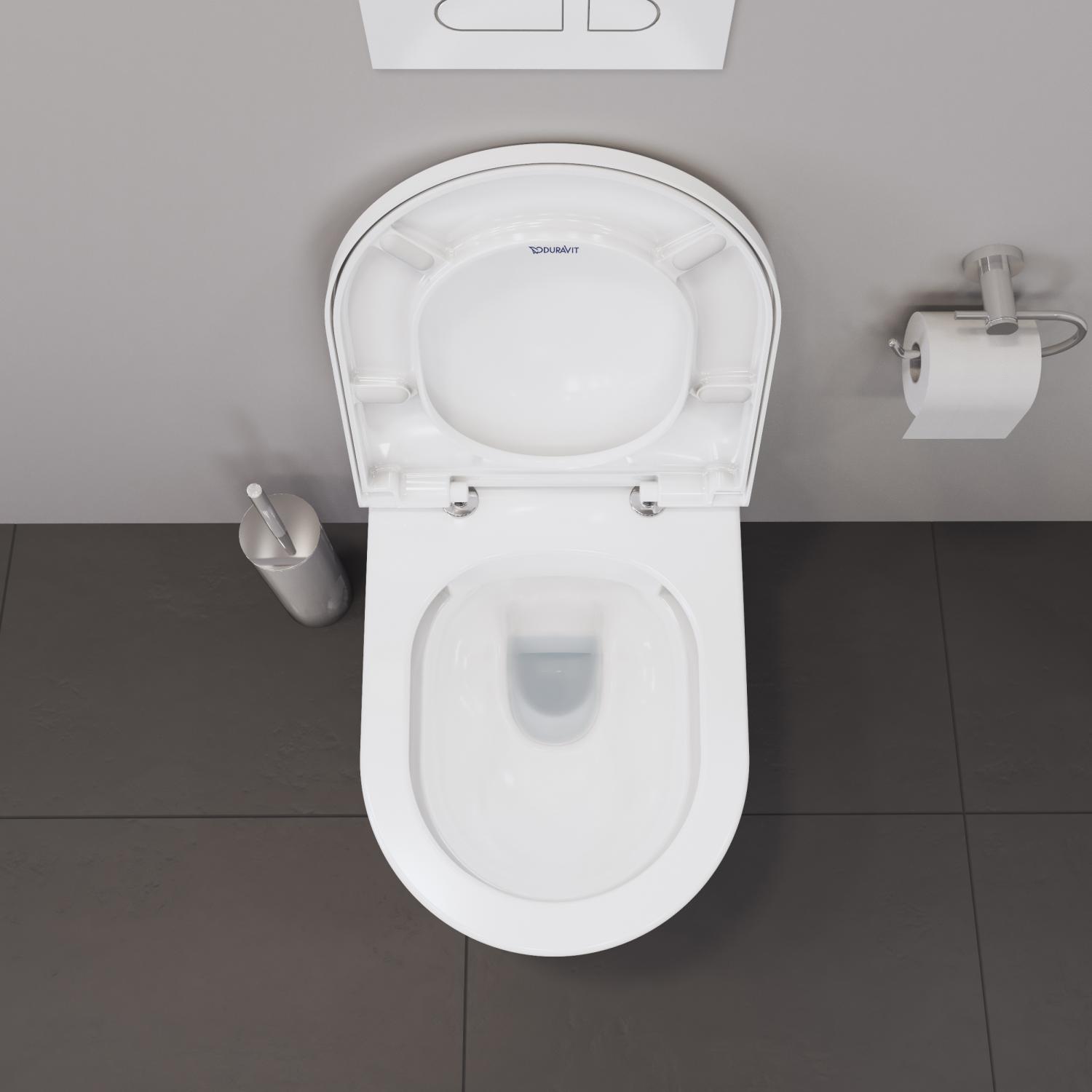 Vas WC Duravit 2578090000, D-Neo, montaj suspendat, zona montaj interior, tip clatire jet de apa, alb [15]