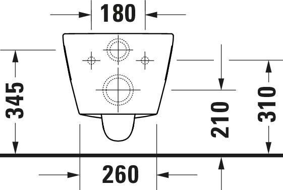 Vas WC Duravit 2578090000, D-Neo, montaj suspendat, zona montaj interior, tip clatire jet de apa, alb [18]