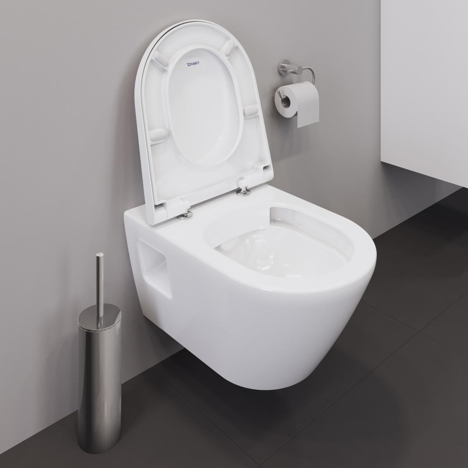 Vas WC Duravit 2578090000, D-Neo, montaj suspendat, zona montaj interior, tip clatire jet de apa, alb [11]
