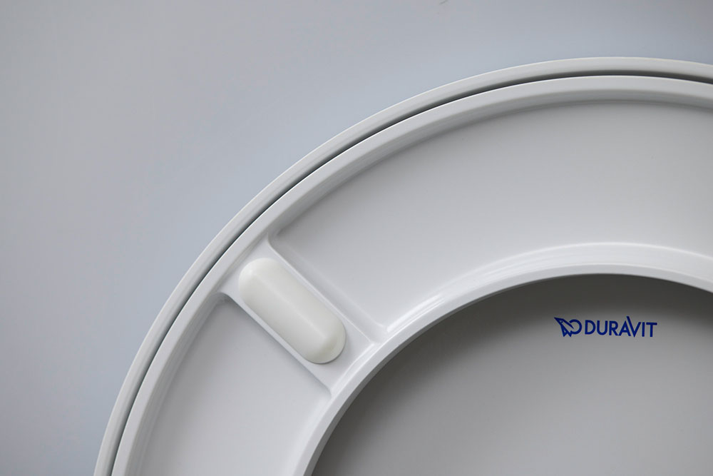 Set vas WC Duravit 45780900A1, D-Neo, montaj suspendat, tip clatire jet de apa, tip evacuare orizontala, alb [9]