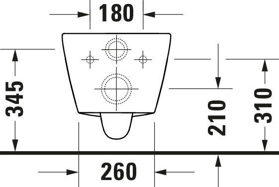 Vas WC Duravit 2588090000, D-Neo, montaj suspendat, zona montaj interior, tip clatire jet de apa, alb [15]