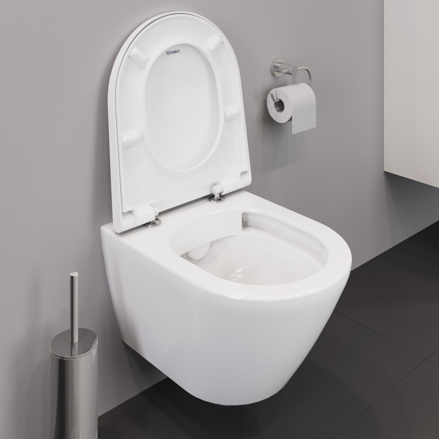 Vas WC Duravit 2588090000, D-Neo, montaj suspendat, zona montaj interior, tip clatire jet de apa, alb [4]