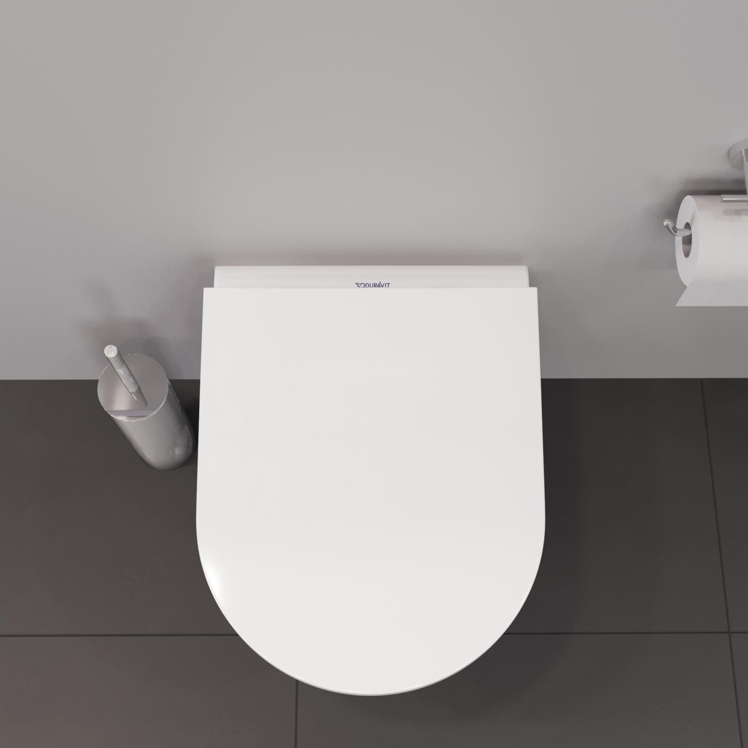 Vas WC Duravit 2588090000, D-Neo, montaj suspendat, zona montaj interior, tip clatire jet de apa, alb [6]