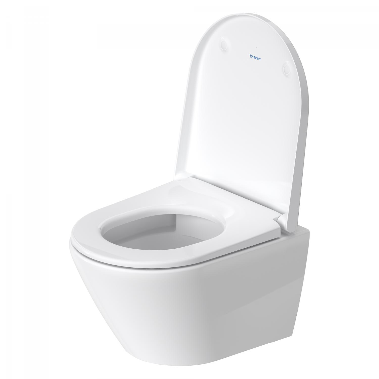 Vas WC Duravit 2588090000, D-Neo, montaj suspendat, zona montaj interior, tip clatire jet de apa, alb [9]