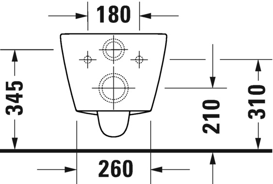 Vas WC Duravit 2577090000, D-Neo, montaj suspendat, tip clatire jet de apa, tip evacuare orizontala, alb [20]