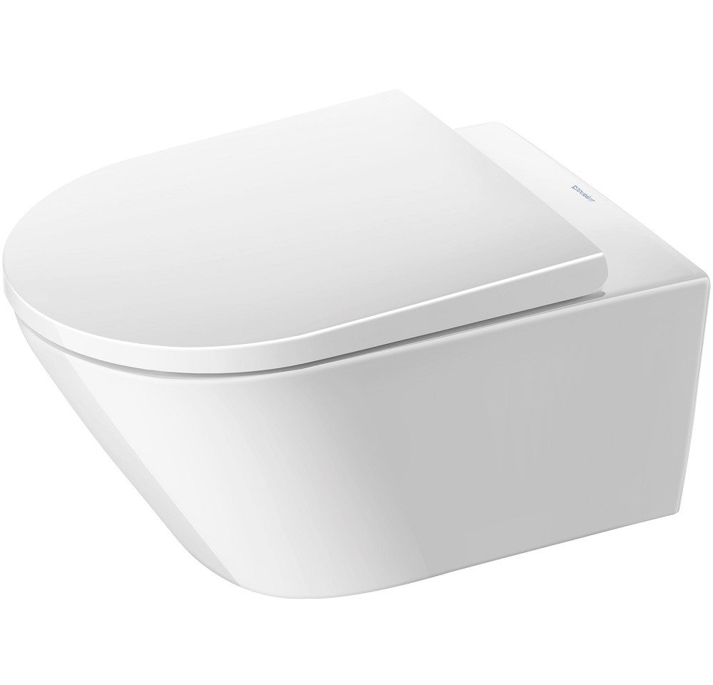 Vas WC Duravit 2577090000, D-Neo, montaj suspendat, tip clatire jet de apa, tip evacuare orizontala, alb [4]