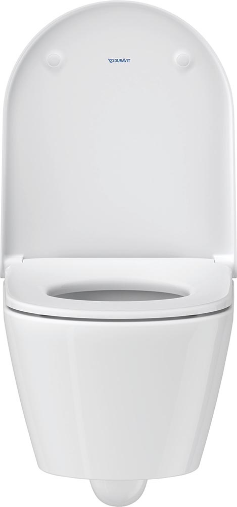Vas WC Duravit 2587090000, D-Neo, montaj suspendat, tip clatire jet de apa, tip evacuare orizontala, alb [3]