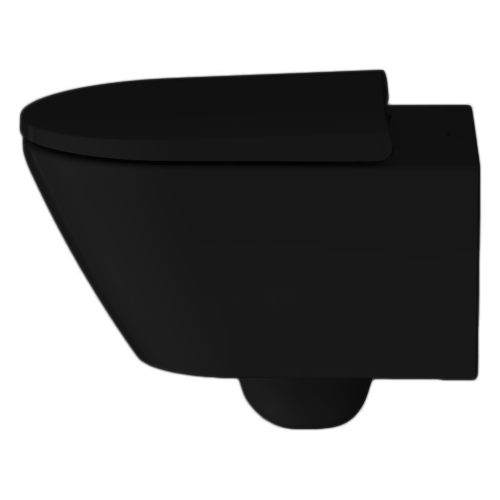 Vas WC Duravit 2577098900, D-Neo, montaj suspendat, tip clatire jet de apa, tip evacuare orizontala, antracit [3]
