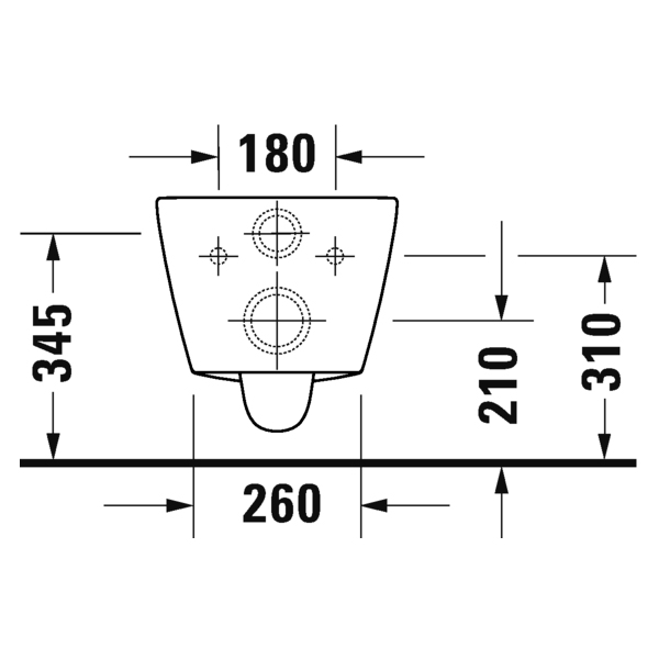 Vas WC Duravit 2577098900, D-Neo, montaj suspendat, tip clatire jet de apa, tip evacuare orizontala, antracit [11]