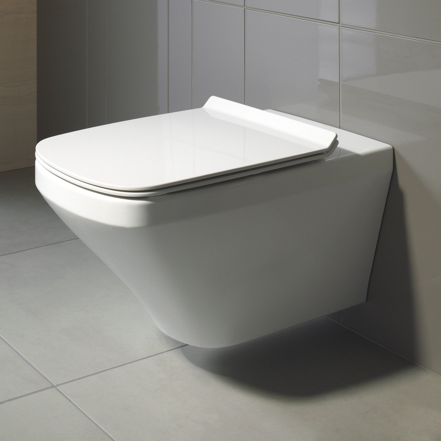 Set vas WC Duravit 45520900A1, DuraStyle, montaj suspendat, tip clatire jet de apa, tip evacuare orizontala, alb [5]