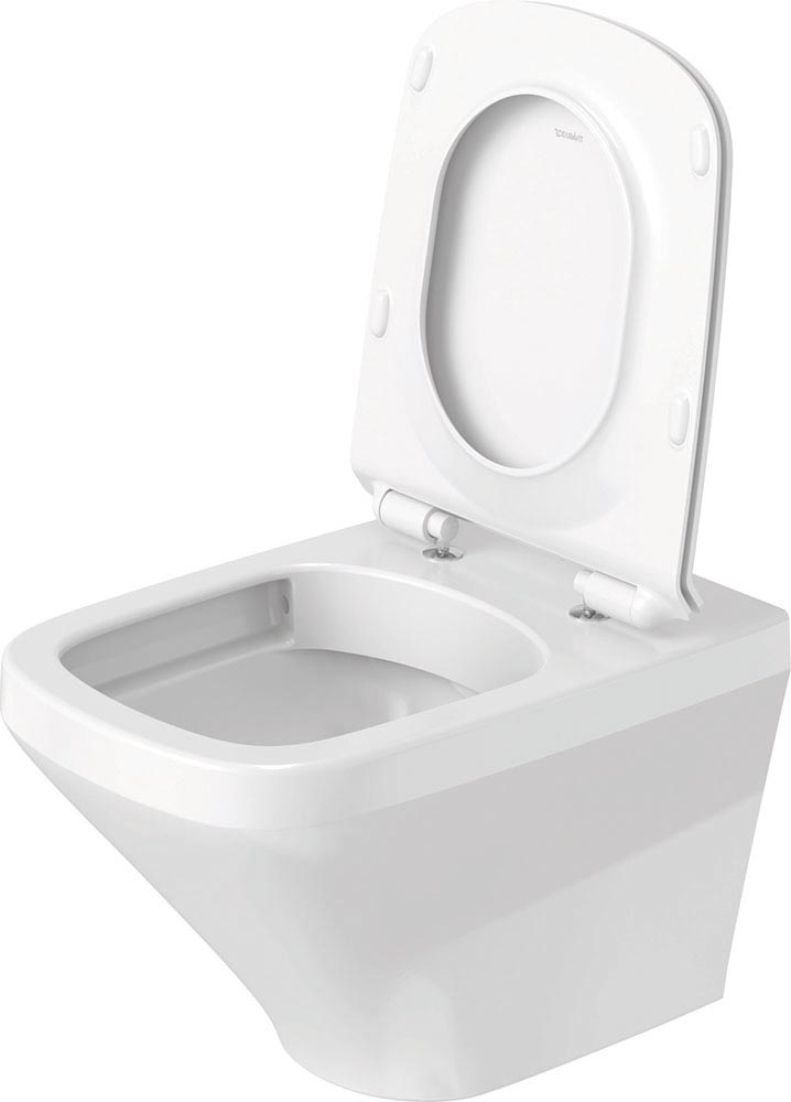 Set vas WC Duravit 45510900A1, DuraStyle, montaj suspendat, tip clatire jet de apa, tip evacuare orizontala, alb [4]