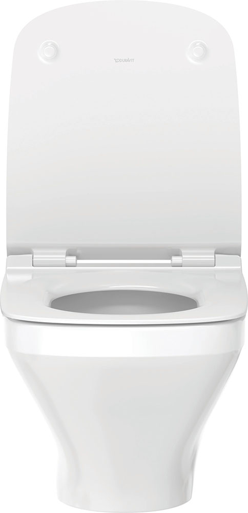Set vas WC Duravit 45510900A1, DuraStyle, montaj suspendat, tip clatire jet de apa, tip evacuare orizontala, alb [5]