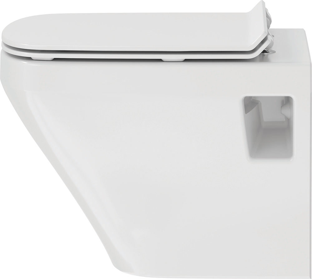 Set vas WC Duravit 45710900A1, DuraStyle, montaj suspendat, tip clatire jet de apa, tip evacuare orizontala, alb [1]