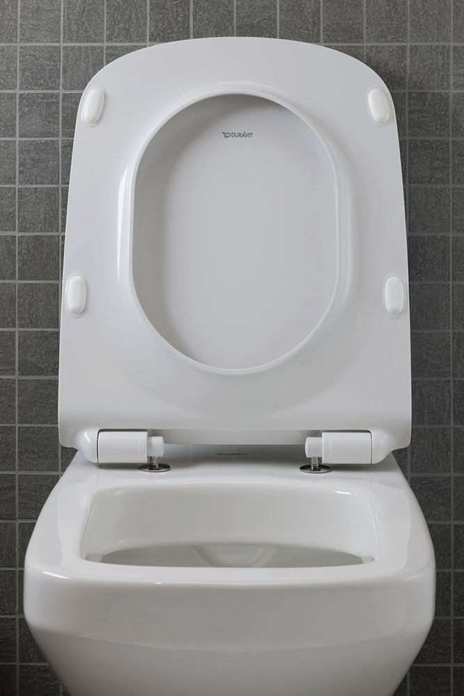 Set vas WC Duravit 45710900A1, DuraStyle, montaj suspendat, tip clatire jet de apa, tip evacuare orizontala, alb [8]